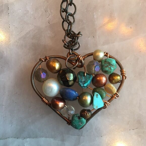 COPPERĀ HEARTāNecklace!ā - Picture 4 of 7